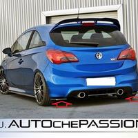 Coppia splitter posteriori per Opel Corsa E OPC VX