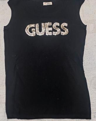 Canotta nera Guess
