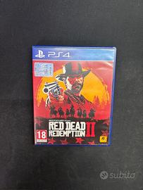 red dead redemption 2 ps4 Con scatola e libretti