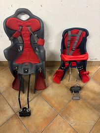 Seggiolino bici anteriore + posteriore