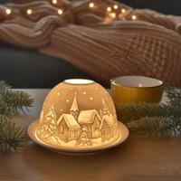 Portacandela natalizio - tealight dome