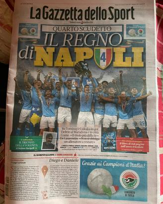 Gazzetta dello sport scudetto napoli