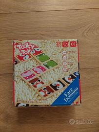 Gioco domino in legno per bambini