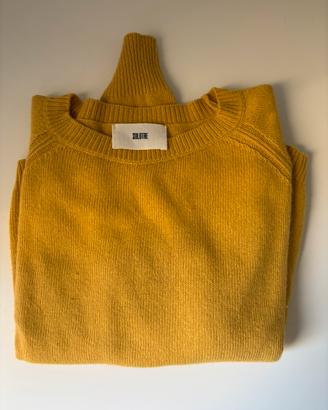 Maglione donna color senape/giallo ocra, inverno