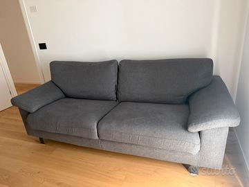 Divano 3 posti grigio antracite