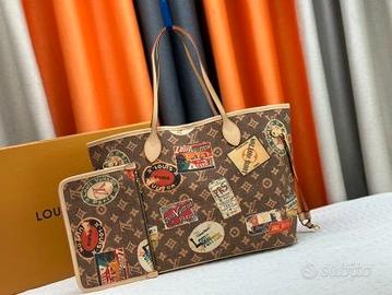 Borsa media Louis Vuitton Neverfull