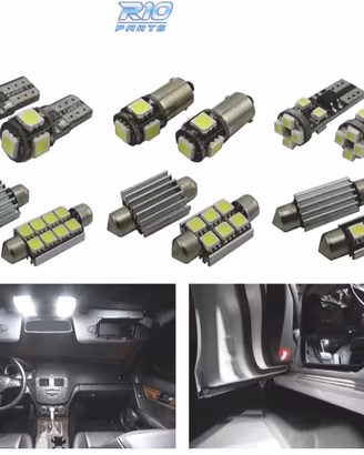 KIT 15 LAMPADE LED INTERNE MERCEDES CLASSE C C204 
