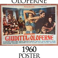 Giuditta e Oloferne 1960 Poster Originale Banti
