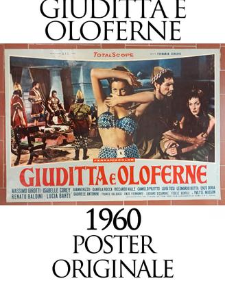 Giuditta e Oloferne 1960 Poster Originale Banti