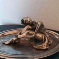 Scultura Decorativa in Bilaminato d'Argento