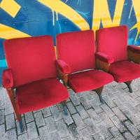 Poltrone Cinema [Dal Vera] 3 posti Vintage Design