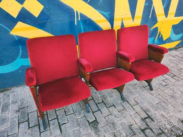 Poltrone Cinema [Dal Vera] 3 posti Vintage Design