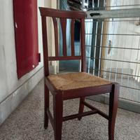 sedie in arte povera