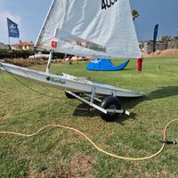 Carrello alaggio da spiaggia Sunfish Laser ecc