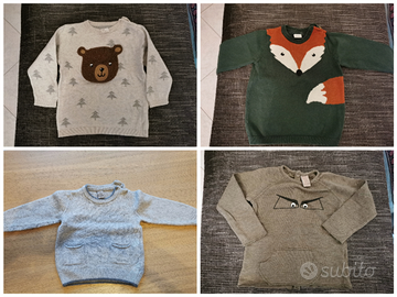 Maglioncini e completi invernale da 3 a 18 mesi