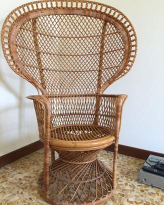 Poltrona in midollino