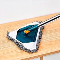 Mocio triangolare girevole 360° scopa pareti vetri