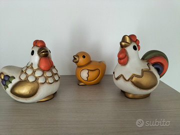 Thun gallo gallina e pulcino