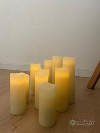 Candele cera con lampadina LED usate