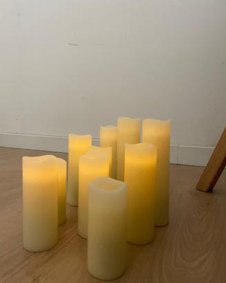 Candele cera con lampadina LED usate
