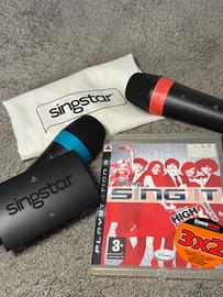 Miscrofoni SINGSTAR PS3 + gioco HSM3