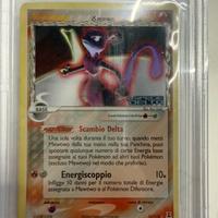 Mewtwo 12/113 ex delta species Holo R. Stamped