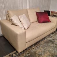 Divano in pelle L173 cm della Vibieffe