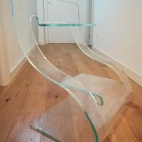 Comodino moderno design vetro