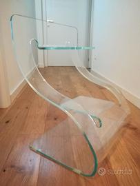Comodino moderno design vetro