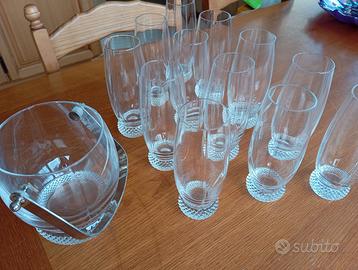 bicchieri cristallo con portaghiaccio