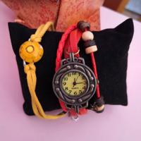 Orologio da polso Vintage e Braccialetto corda 