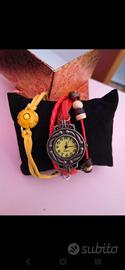 Orologio da polso Vintage e Braccialetto corda 