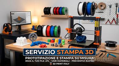 Servizio Stampa 3D Professionale