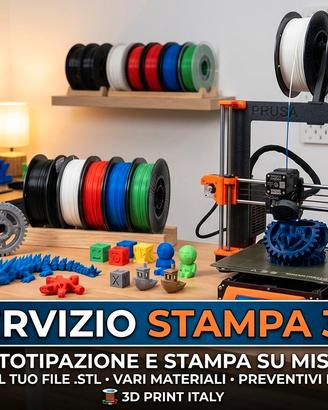 Servizio Stampa 3D Professionale