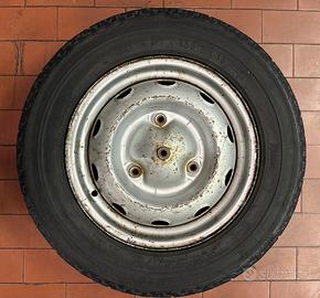 Renault 4 R4 Cerchio Cerchione Ferro Originale 13”