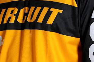 Maglia Cross CIRCUIT Nero/Giallo