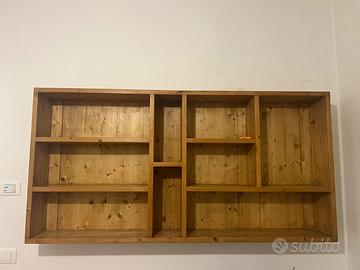 Libreria e mobiletto a 2 ante