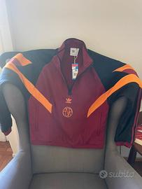 Giacca pile Polar Fleece Adidas Originals AS Roma