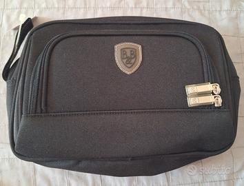 Beauty Case da Viaggio Nero Bond & Brothers. Nuovo