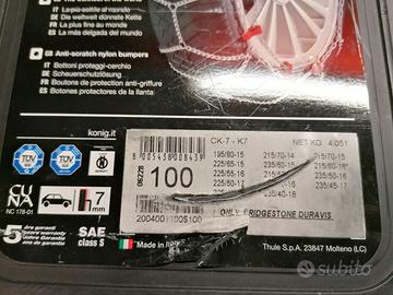 Catene da neve KONIG CK-7 I K7 Misura 100