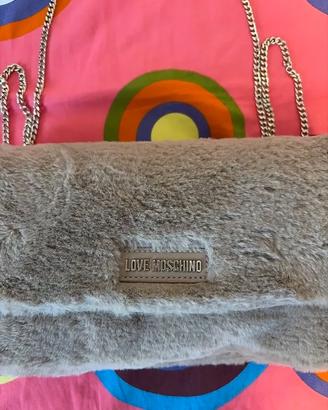 Borsa Moschino con pelliccia nuova mai indossata