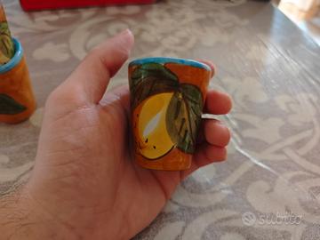 Bicchieri di ceramica per Limoncello