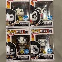 Set 4 Funko Pop The Kiss GITD 121 122 123 124