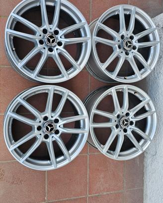 4 cerchi 18 Mercedes classe A B C E Cla Gla Glb Gl