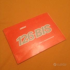 Libretto uso manutenzione per fiat 126 Bis