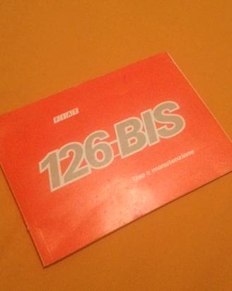 Libretto uso manutenzione per fiat 126 Bis