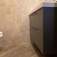 Mobile per lavabo HAVBÄCK di IKEA grigio scuro