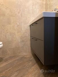 Mobile per lavabo HAVBÄCK di IKEA grigio scuro