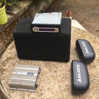 Impianto audio auto completo