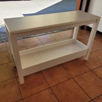 Tavolo consolle bianco legno massiccio